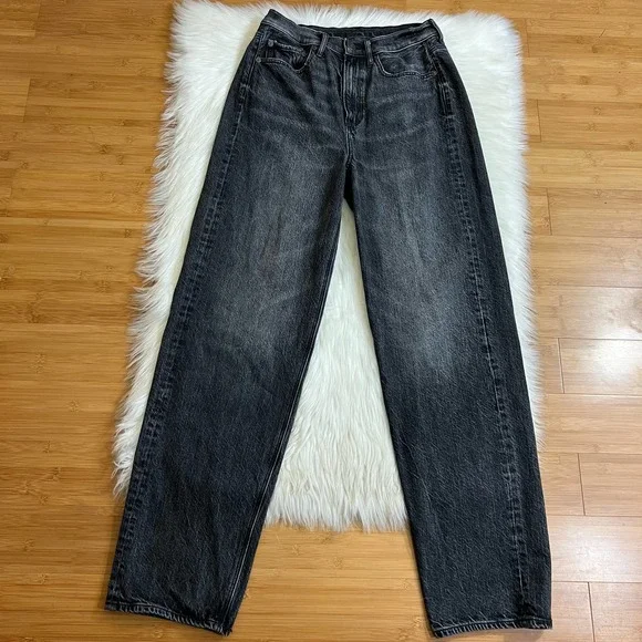 ✨SOLD✨American Eagle Washed Black Baggy 100% Cotton - Picture 2 of 9